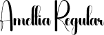 Amellia Regular font - Amellia.otf