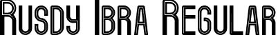 Rusdy Ibra Regular font - rusdyibra-yw8wd.ttf