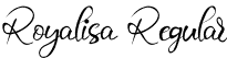 Royalisa Regular font - Royalisa-ALG42.otf