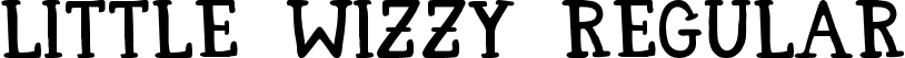 Little Wizzy Regular font - LittleWizzy.ttf