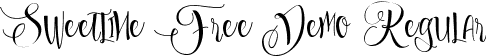 Sweetline Free Demo Regular font - Sweetline Free.ttf