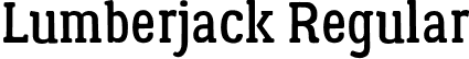 Lumberjack Regular font - Lumberjack.otf