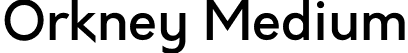 Orkney Medium font - Orkney-Medium.otf