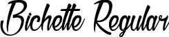 Bichette Regular font - Bichette.ttf