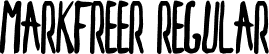 Markfreer Regular font - Markfreer.ttf