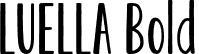 LUELLA Bold font - LUELLA-BOLD.otf