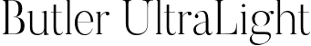 Butler UltraLight font - Butler_Ultra_Light.otf