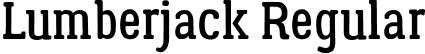 Lumberjack Regular font - Lumberjack.otf