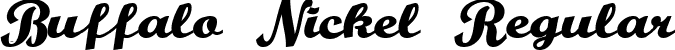 Buffalo Nickel Regular font - Buffalo Nickel.ttf