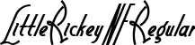 LittleRickeyNF Regular font - LittleRickeyNF.ttf