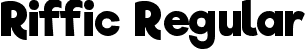 Riffic Regular font - Riffic.ttf