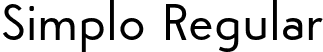 Simplo Regular font - Simplo-Regular.otf