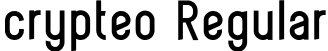 crypteo Regular font - crypteo-Regular.otf