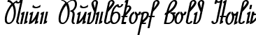 Neue Rudelskopf Bold Italic font - Neue Rudelskopf Stark Schraeg.ttf