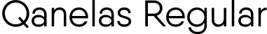 Qanelas Regular font - Qanelas-Regular.otf