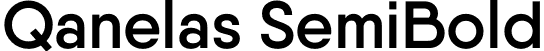 Qanelas SemiBold font - Qanelas-SemiBold.otf