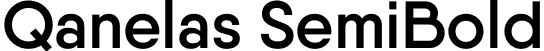 Qanelas SemiBold font - Qanelas-SemiBold.ttf