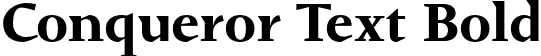 Conqueror Text Bold font - ConquerorText-Bold.otf