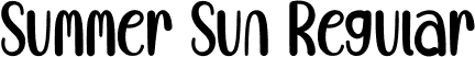 Summer Sun Regular font - Summer-Sun.otf