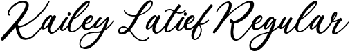 Kailey Latief Regular font - Kailey Latief.ttf
