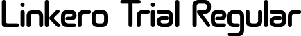 Linkero Trial Regular font - Linkero-Trial.otf
