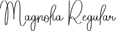 Magnolia Regular font - Magnolia.otf