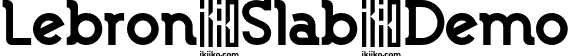 Lebron Slab Demo font - LebronSlabDemo.otf