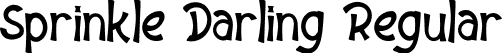 Sprinkle Darling Regular font - Sprinkle-Darling.otf