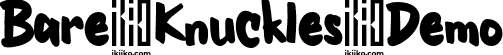 Bare Knuckles Demo font - BareKnucklesDemo.otf