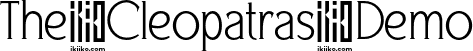 The Cleopatras Demo font - TheCleopatrasDemo.otf