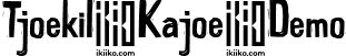 Tjoekil Kajoe Demo font - TjoekilKajoeDemo.otf