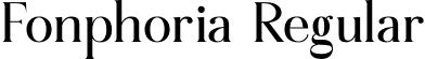 Fonphoria Regular font - Fonphoria.otf