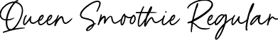 Queen Smoothie Regular font - Queen-Smoothie.otf