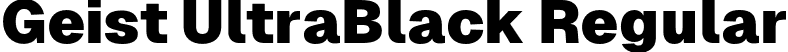 Geist UltraBlack Regular font - Geist-UltraBlack.otf