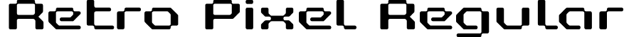 Retro Pixel Regular font - retropixel-7bzol.otf
