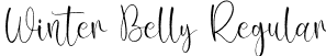 Winter Belly Regular font - Winter-Belly.otf