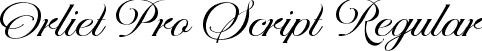 Orliet Pro Script Regular font - oliet-pro-scipt.otf