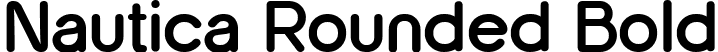Nautica Rounded Bold font - NauticaRounded-Bold.ttf