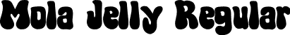 Mola Jelly Regular font - MolaJelly.otf