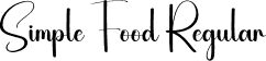 Simple Food Regular font - Simple-Food.otf