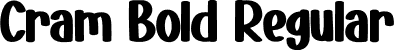 Cram Bold Regular font - CramBold.otf