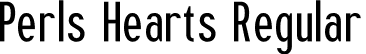 Perls Hearts Regular font - Perls-Hearts.otf