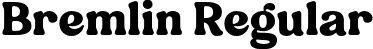 Bremlin Regular font - bremlinregular-z8yma.otf