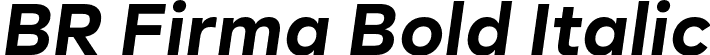 BR Firma Bold Italic font - BRFirma-BoldItalic.otf