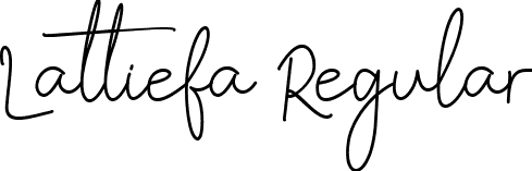 Lattiefa Regular font - Lattiefa.ttf