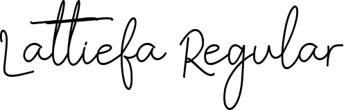 Lattiefa Regular font - Lattiefa.ttf