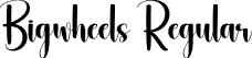 Bigwheels Regular font - Bigwheels.otf