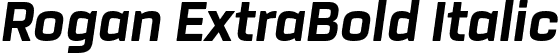 Rogan ExtraBold Italic font - Rogan-ExtraBoldItalic.otf