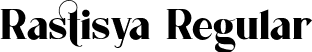 Rastisya Regular font - rastisya.otf