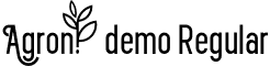 Agron demo Regular font - Agron Demo.otf